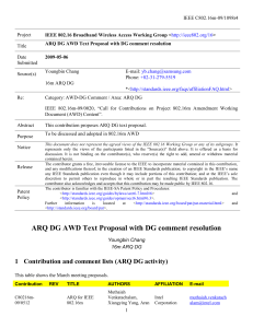 IEEE C802.16m-09/1098r4 Project Title