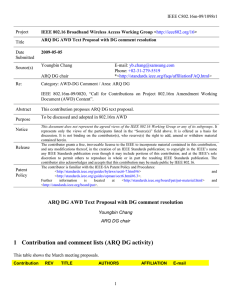 IEEE C802.16m-09/1098r1 Project Title