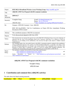 IEEE C802.16m-09/1098 Project Title