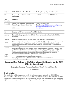 IEEE C802.16m-09/1096 Project Title