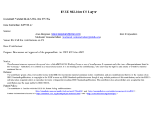 IEEE 802.16m CS Layer