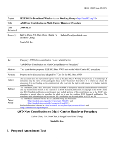 IEEE C802.16m-09/0974 Project Title