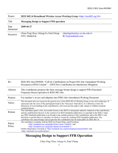 IEEE C802.16m-09/0969 Project Title