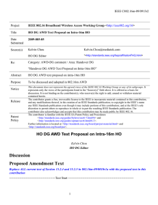 IEEE C802.16m-09/0913r2 Project Title