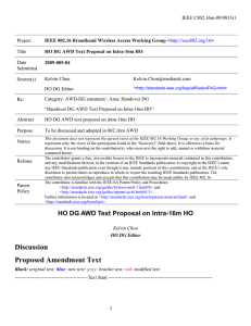 IEEE C802.16m-09/0913r1 Project Title