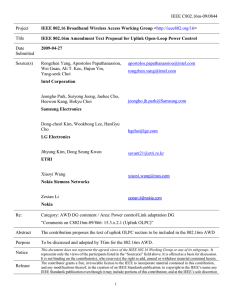 IEEE C802.16m-09/0844 Project Title