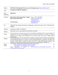 IEEE C802.16m-09/0841 Project Title