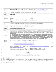 IEEE C802.16m-09/0798r3 Project Title