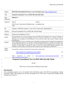 IEEE C802.16m-09/0798 Project Title
