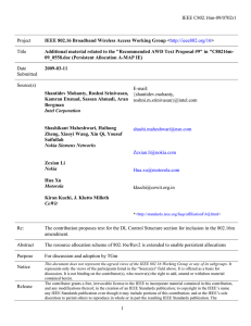 IEEE C802.16m-09/0702r1 Project Title