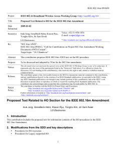 IEEE 802.16m-09/0650  Project Title