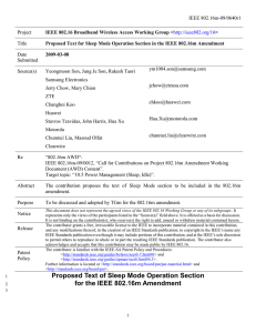 IEEE 802.16m-09/0640r1  Project Title