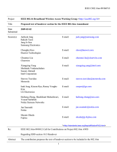 IEEE C802.16m-09/0607r3 Project Title