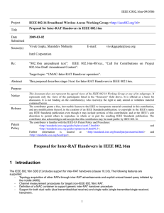 IEEE C802.16m-09/0586 Project Title