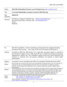 IEEE C802.16m-09/0564 Project Title
