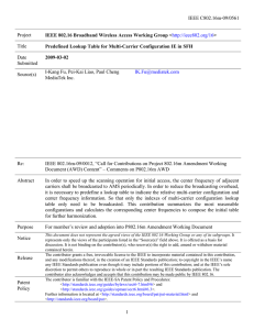 IEEE C802.16m-09/0561 Project Title