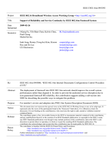 IEEE C802.16m-09/0392 Project Title