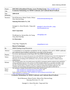 IEEE C80216m-09/0385 Project Title