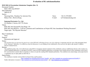 Evaluation of DL subchannelization