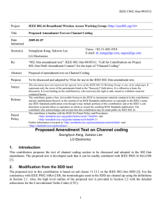 IEEE C802.16m-09/0312 Project Title