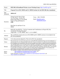 IEEE C802.16m-09/0228r1 Project Title