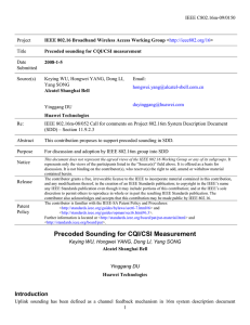 IEEE C802.16m-09/0150 Project Title
