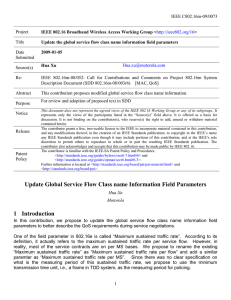 IEEE C802.16m-09/0073 Project Title