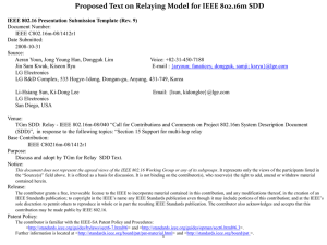 Proposed Text on Relaying Model for IEEE 802.16m SDD