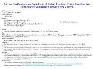 Further Clarifications on Open Items of Option 2 in Relay... Performance Comparison between Two Options