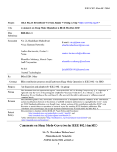 IEEE C802.16m-08/1288r1 Project Title