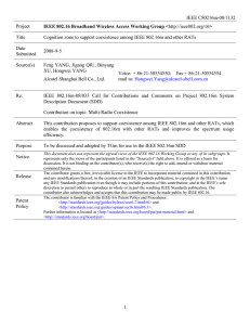 IEEE C80216m-08/1132 Project Title