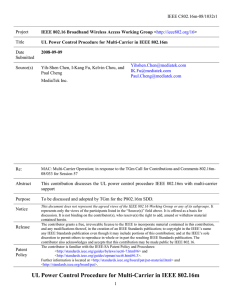 IEEE C802.16m-08/1032r1 Project Title