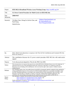 IEEE C802.16m-08/1032 Project Title