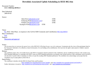 Downlink-Associated Uplink Scheduling in IEEE 802.16m