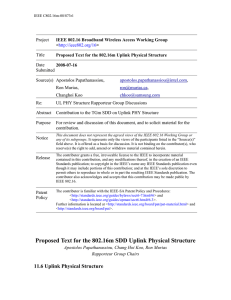 Project Title IEEE 802.16 Broadband Wireless Access Working Group