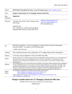 IEEE C802.16m-08/321 Project Title