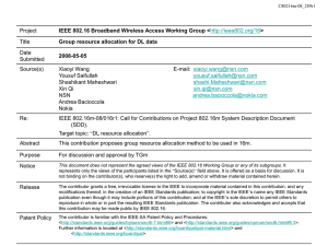 Project Title Date IEEE 802.16 Broadband Wireless Access Working Group &lt;
