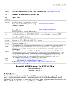 IEEE C802.16m-08/285 Project Title
