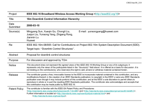 Project Title IEEE 802.16 Broadband Wireless Access Working Group &lt; &gt;