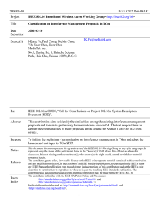 2008-03-10 IEEE C802.16m-08/142 Project Title