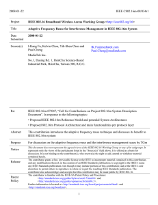 2008-01-22 IEEE C802.16m-08/034r1  Project