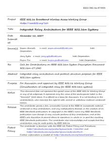 Integrated Relay Architecture for IEEE 802.16m Systems