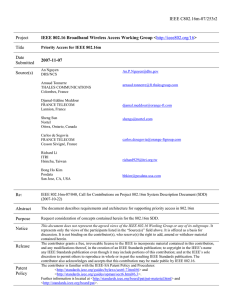 IEEE C802.16m-07/253r2 Project Title Date