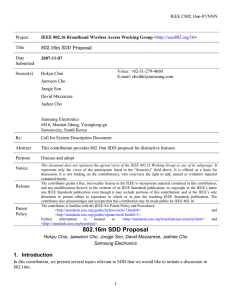 IEEE C802.16m-07/NNN Project Title