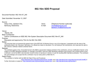 802.16m SDD Proposal