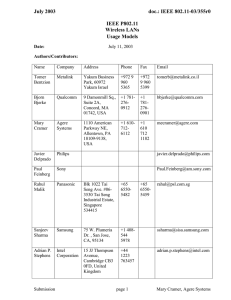 July 2003  doc.: IEEE 802.11-03/355r0 IEEE P802.11