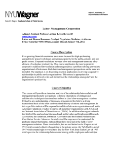Labor–Management Cooperation