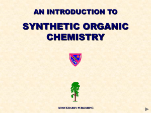 SYNTHETIC ORGANIC CHEMISTRY AN INTRODUCTION TO NOCKHARDY PUBL