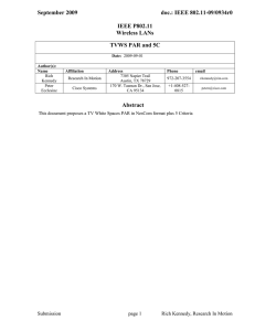 September 2009  doc.: IEEE 802.11-09/0934r0 IEEE P802.11