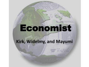 Economist Kirk, Widelmy, and Mayumi